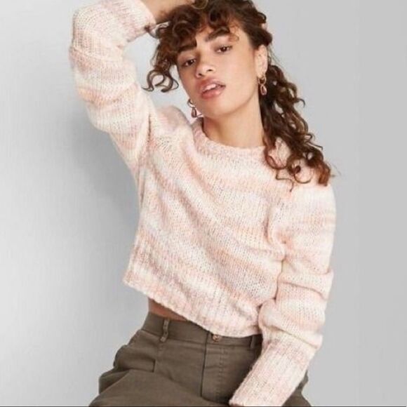 𝅺NWT Wild Fable Peach Sweater - Picture 1 of 6